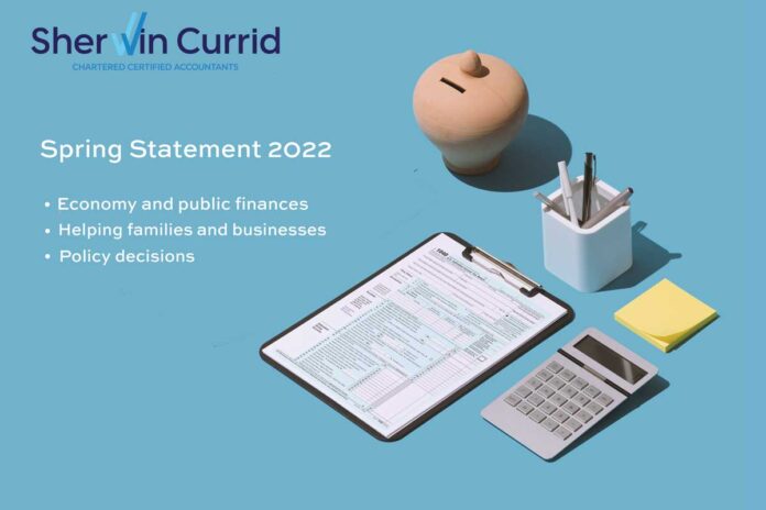 What does the Spring Statement 2022 mean for you and your business? A complete guide from Sherwin Currid Accountancy